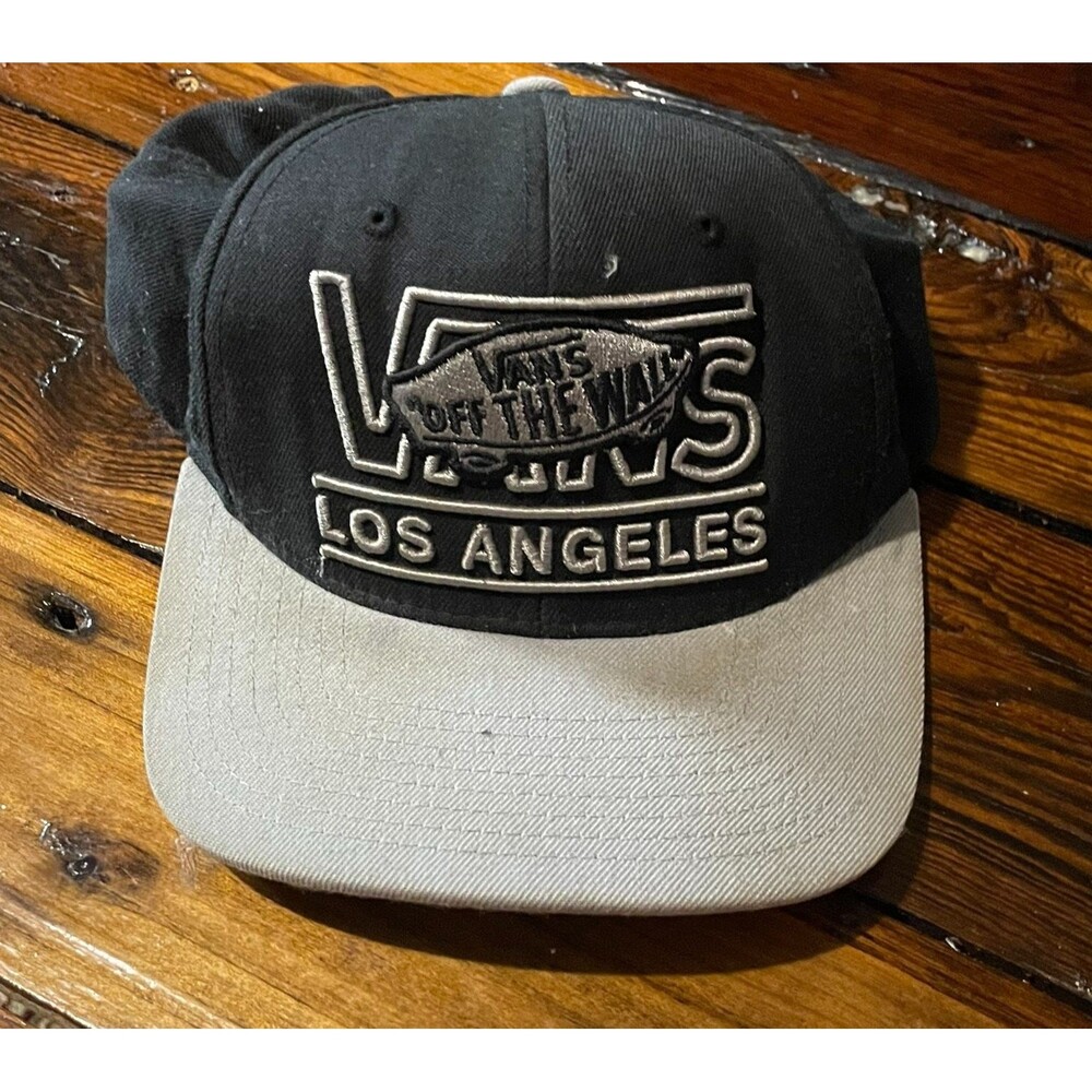 Vans x Starter The Natural Snapback Hat Black Gray Los Angeles Off The Wall